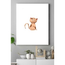 Mey İthalat Postermanya (PSTER16545) Kedi Çocuk Odası Kanvas Tablo 4 30 x 40