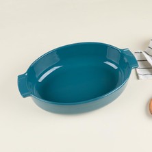 Mey İthalat Aryıldız Elissa Oval Fırın Kabı Yeşil 31 cm