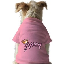 Mey İthalat Kedi ve Köpek Kıyafeti & Elbisesi Pembe Sweatshirt Queen M