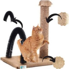 Mey İthalat By Pet Kedi Kaşıma ve Tırmalama Tahtası (Siyah)