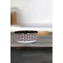 Mey İthalat Pr Home Forte Red Emaye Ahşap Kulplu Mini Tava