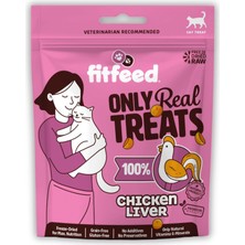 Mey İthalat Fitfeed Freeze-Dried Çiğ Tavuk Ciğer Kedi Ödül Maması 40G
