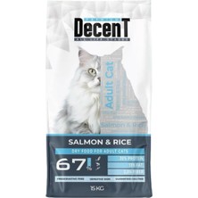 Mey İthalat Decent Somonlu Yetişkin Kedi Maması 15 kg