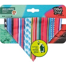 Mey İthalat M-Pets Urban Style Jazz Strıpes Bandana Collar (S)