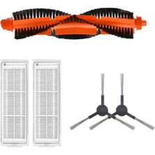 Mey İthalat Robotyedek Mop Pro STYJ02YM (Siyah) Xiaomi Uyumlu Yedek Mopsuz Fırça Hepa Filtre Seti-5 Parça