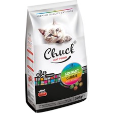 Mey İthalat Chuck 500 gr Kuru Mama, Kedi, Gourmet x 12 Adet