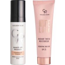 Mey İthalat Golden Rose Make Up Primer Makyaj Bazı ve No: 01 Fair Tint Renkli Nemlendirici Seti