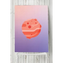 Mey İthalat Postermanya (PSTER3017) Uzay Temalı Çocuk Odası Poster 8 (60X90CM)