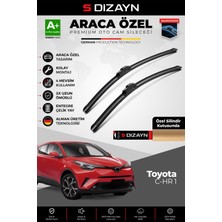 S-Dizayn Toyota C-Hr Ön Cam Silecek Seti 2016-2023 Premium Araca Özel 65-40 cm  A+ Kalite