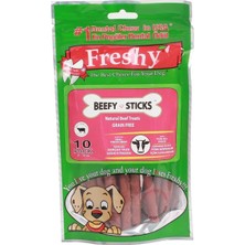 Mey İthalat Freshy Beefy Sticks Sığır Etli Tahılsız Köpek Ödülü 100 gr 10 Adet