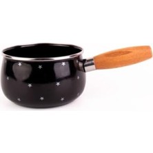 Mey İthalat Star Emaye Yıldız Desenli Tava 16CM (1,3 Litre)