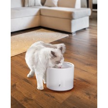 Mey İthalat Fonri Kedi Köpek Akıllı Otomatik Su Kabı, 2 Litre, Evcil Hayvan Su Pınarı, Uzaktan, Sesli Kontrol