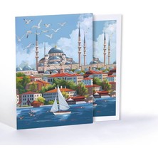 Mey İthalat Denizle Kucaklaşan Şehir, A4 Poster (GGK-PS004)
