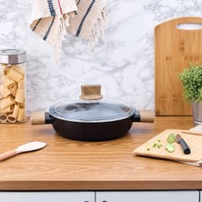 Mey İthalat Aryıldız Eco Ceramic Kısa Tencere 26 cm