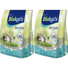 Mey İthalat Biokat's Biokat's Eco Light Fresh Spring Blossom (Bahar Çiçeği Kokulu) Pelet Kedi Kumu 5 Lt x 2 Adet