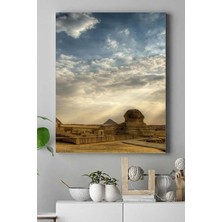 Mey İthalat Postermanya (PSTER17096) Mısır Piramitler Manzara Kanvas Tablo 50 x 70
