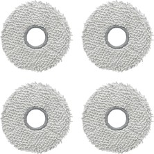 Mey İthalat Paspas Yedek Parçaları, Dreame L10 Ultra/ L10S Pro/ L10S Ultra/ L10S Pro Ultra/ L10 Prime/ L20 Ultra/ L30 Ultra/ L40 Ultra/ X30 Ultra/ X40 Ultra/ X50 Ultra/ X10+/ X20+ Robot ile Uyumlu (4'lü Paket)
