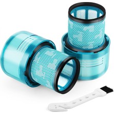 Mey İthalat Dyson V11 Için Filtre, Dyson V15 Detect Için 2 Adet Filtre, Dyson V11 V15 SV14 SV22 Için Yıkanabilir Yedek Filtre, Temizleme Fırçası Ile, #970013-02 Yerine Geçin (Yeşil)