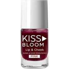 Mey İthalat Kıss & Bloom Doğal Görünümlü Dudak ve Yanak Renklendirici Lip & Cheek Pink 11 ml