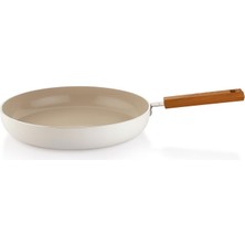 Mey İthalat Schafer Ceramoni Seramik Tava 30 Cm-Krem