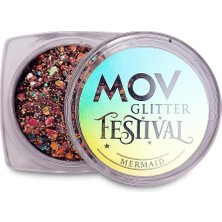 Mey İthalat Mov Krem Glitter Festival No:11 Mermaid – Denizkızı Işıltılı Krem Glitter – Mavi-Mor-Turkuaz Yansımalı, Uzun Süre Kalıcı, Yüz & Vücut Için