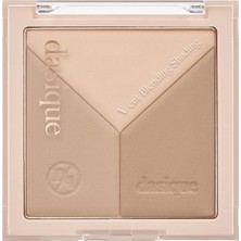 Mey İthalat Dasique Doğal Gölgelendirme Sunan 3'lü Kontür Paleti V Cut Blending Shading (#01 Warm Blending)