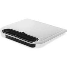 Mey İthalat Weber 7032 Cut & Catch Cutting Board, White