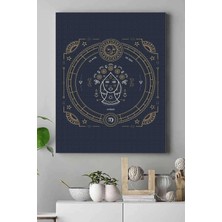 Mey İthalat Postermanya (PSTER18674) Başak Burcu Tasarım Kanvas Tablo 30 x 40