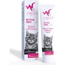 Mey İthalat W+ Whiteveterinay Kitten Paste 100 gr (Yavru ve Anne Kedi Macunu)