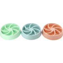 Mey İthalat Yavaş Yeme (Diyet) Mama Kabı 18 cm (Pembe)