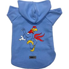Mey İthalat Kapişonlu Polar Sweatshirt Köpek ve Kedi Kıyafeti & Elbisesi Mavi Fog Horn Xs