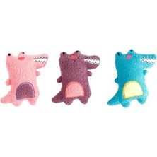 Mey İthalat Peluş Kertenkele Figürlü Kedi Oyuncağı 9 cm