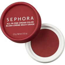 Mey İthalat Sephora All-In-One Cream Color - Krem Allık 05 Crazy Cherry (3,50 G)