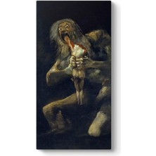 Mey İthalat Francisco Goya - Çocuklarını Yiyen Satürn Tablosu 30 x 60