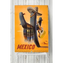 Mey İthalat Postermanya (PSTER6431) Meksika Vintage Manzara Posteri 2 (70X100CM)