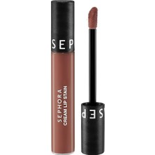 Mey İthalat Sephora Cream Lip Stain – Bulaşmayan Kadife Bitişli Ruj - Mat Likit Ruj, 02 Classic Beige