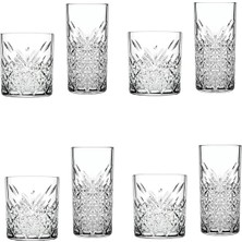 Mey İthalat Pasabahce Timeless Viski ve Soğuk Kahve Kokteyl Bardağı 8 Parça Timeless Serisi 869526886658966AYBABASTORE