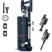 Mey İthalat Ultenic Fs1 Cordless Vacuum Cleaner, With Automatic Emptying Station, Powerful Suction 30KPA/450W, Removable Battery Up To 60 Mins, Stick Vacuum Cleaner For Hard Floor Home Carpets