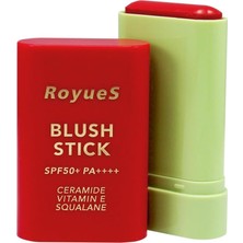 Mey İthalat Stick Krem Allık Yumuşak ve Nemlendirici Formül Yüksek Pigmentasyon Spf 50+ Ruby 19GR