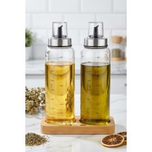 Mey İthalat Bambum Damla Standlı Yağlık - Sirkelik Seti 500 ml
