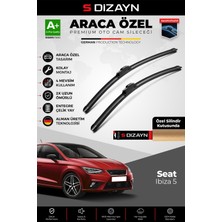 S-Dizayn Seat Ibiza Ön Cam Silecek Seti 2017 Üzeri Premium Araca Özel 65-40 cm  A+ Kalite