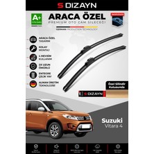 S-Dizayn Suzuki Vitara Ön Cam Silecek Seti 2015 Üzeri Premium Araca Özel 60-43 cm  A+ Kalite