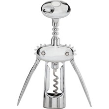 Mey İthalat Orret Home Metal Tirbuşon Şarap Açıcı – 304 Paslanmaz Çelik Mantar Kapak Açacağı, Dayanıklı ve Ergonomik Şarap Açma Aparatı