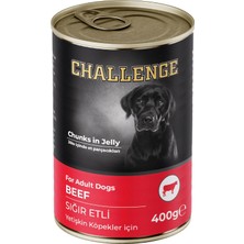 Mey İthalat Challenge Konserve Köpek Yetişkin Sığır Etli 400 gr