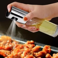 Mey İthalat Yağ Sirke Püskürtücü Cam Sprey Şişe Yağdanlık ve Limon Püskürtme Şişesi 100 ml