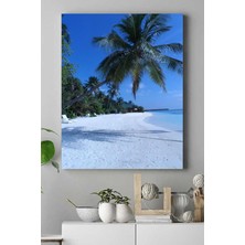 Mey İthalat Postermanya (PSTER16881) Maldivler Manzara Kanvas Tablo 3 50 x 70
