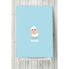 Mey İthalat Postermanya (PSTER5828) Küçük Kuzu Çocuk Odası Poster (70X100CM)