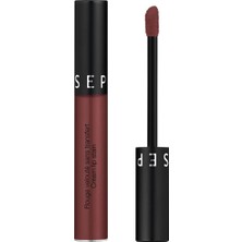 Mey İthalat Sephora Cream Lip Stain Mat - Saten Bitişli Mat Ruj 24 Burnt Sienna (5 Ml)