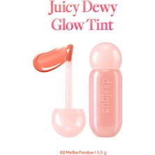 Mey İthalat Dasique Parlak Bitişli &hafif Renkli Nemlendirici Etkili Tint Juicy Dewy Glow Tint (02 Melba Fondue)