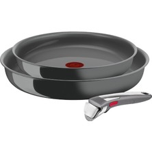 Mey İthalat Tefal Ingenio Ceramic Renew Indüksiyon Tabanlı 3 Parça Tava Seti